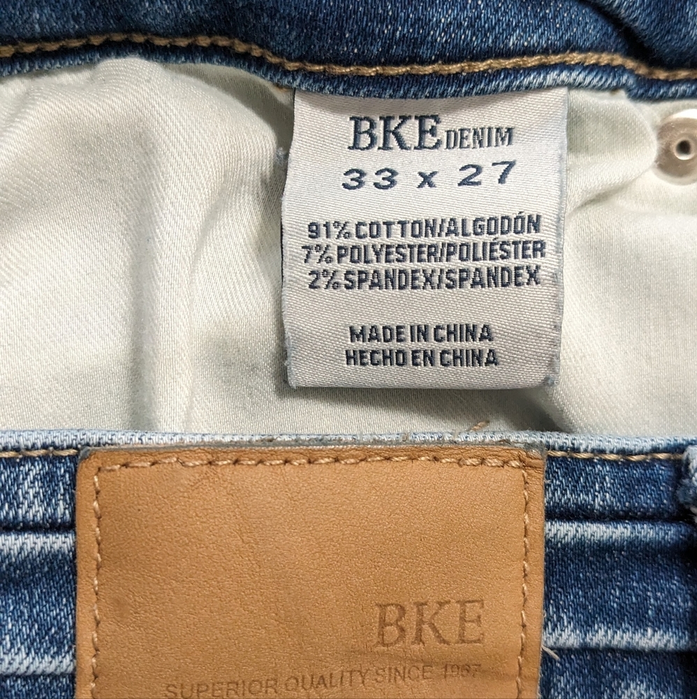 SOLD Buckle BKE Parker High Rise Ankle Skinny Ripped Jeans sz 33 (14/16) - Picture 6 of 7